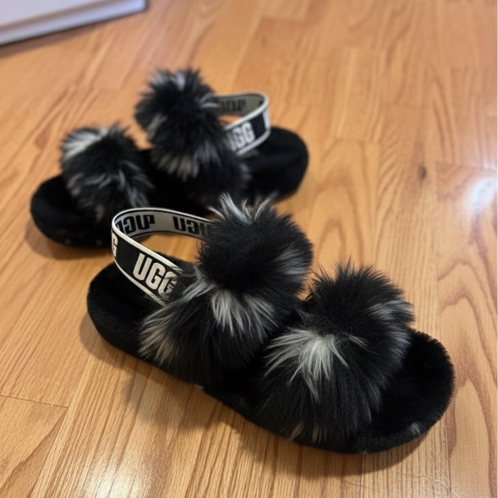 UGG Oh Yeah Spots Slingback Slipper. Size - 8